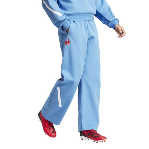 Focus Blue - adidas - Womens Adidas France Rugby Barrel Travel Bottoms 2025
