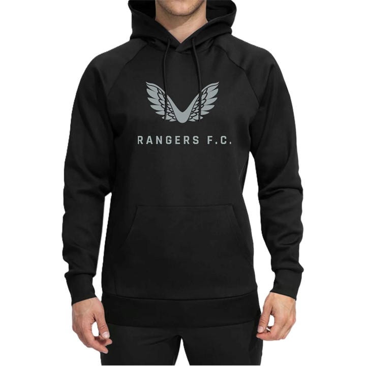 Castore Men's Black Licensed Hoodie in Size XS, Sports Direct