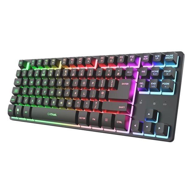 Black - Trust - Trust GXT 831 Thado TKL Wireless Keyboard Black