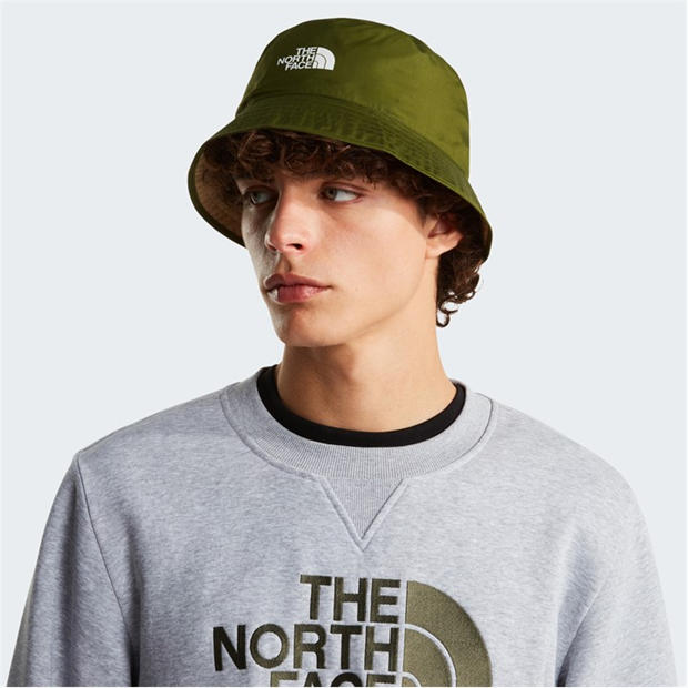Woodland Green - The North Face - Mens Sun Stash Bucket Hat