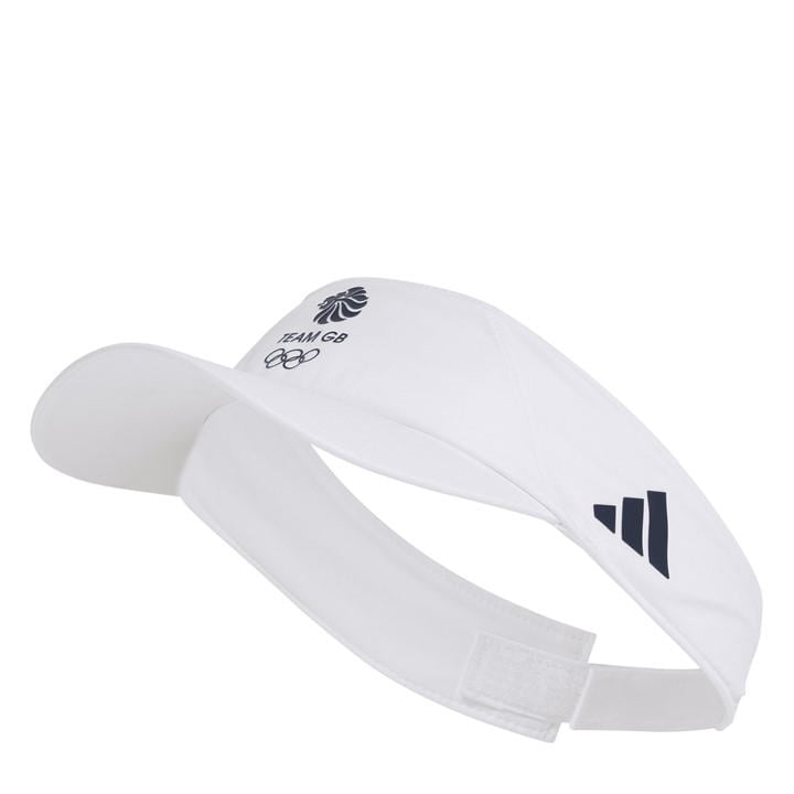 Adidas Men's White Team Gb Visor Cap in Size Ladies, Sports Direct