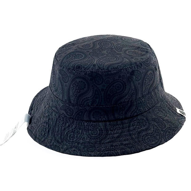 Black - Pretty Green - Cotton Paisley Bucket Hat