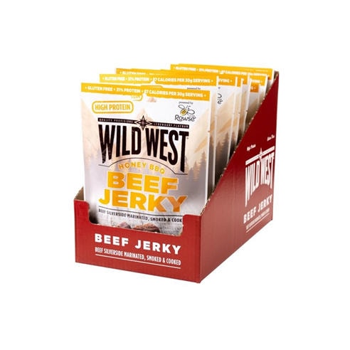 Wild West Jerky - Wild West Beef Jerky (12 x 25g Packs)