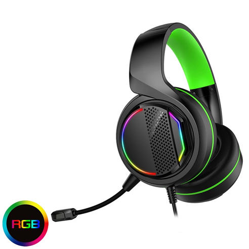 GameMax - GameMax Razor RGB Gaming Headset and Mic with 5.1 Surround Sound