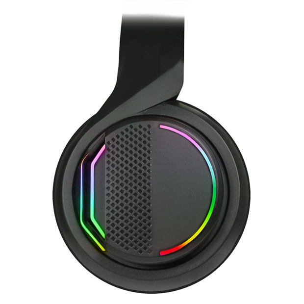 Black - GameMax - GameMax Razor RGB Gaming Headset and Mic with 5.1 Surround Sound