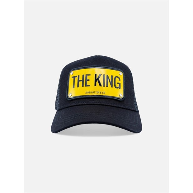 Black w/ yellow - John Hatter and CO - John Hatter Trucker Cap The King