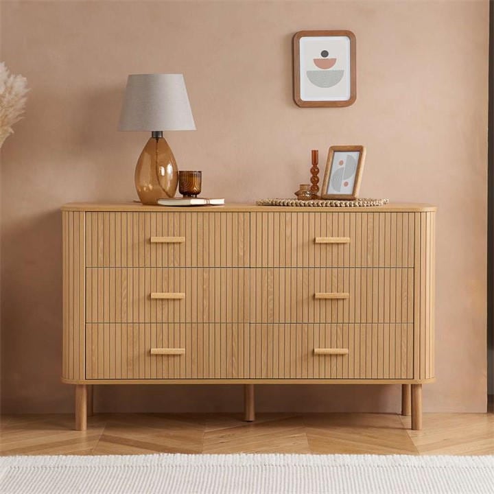 Birlea  Nude Axel Fluted Tv Unit, Sports Direct