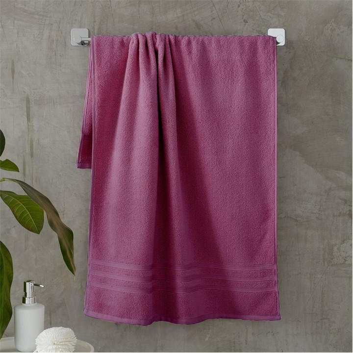 Catherine Lansfield  Pink Zero Twist Cotton Towel in Size Hand Towel, Sports Direct