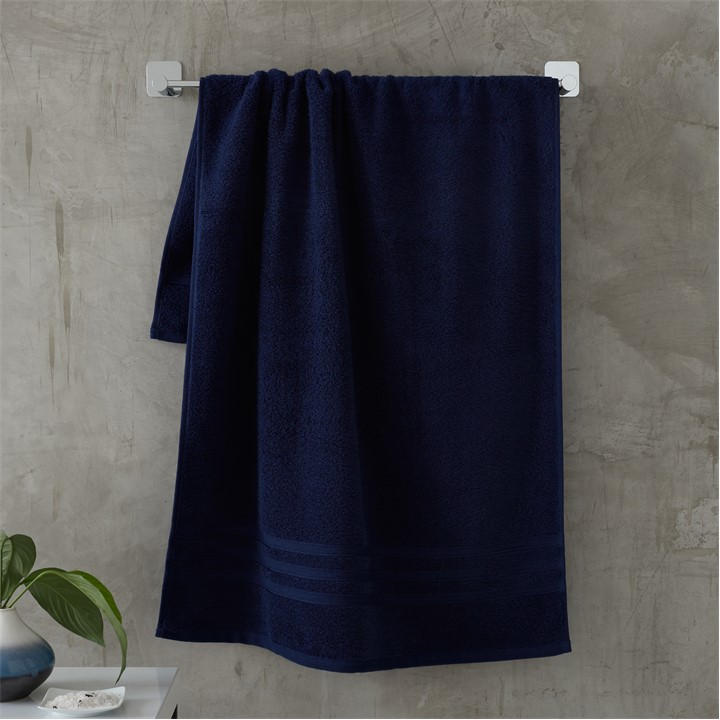 Catherine Lansfield  Blue Zero Twist Cotton Towel in Size Hand Towel, Sports Direct