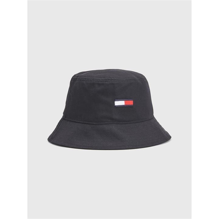 Tommy Jeans  Black Flag Bucket Hat, Sports Direct