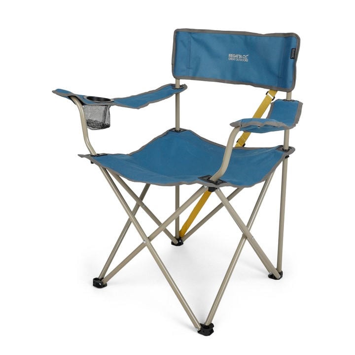Regatta  Blue Isla Ii Portable Chair, Sports Direct