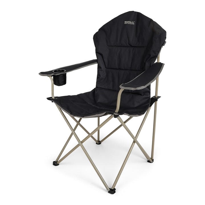 Regatta  Grey Kruza Ii Sturdy-Steel Camping Chair, Sports Direct