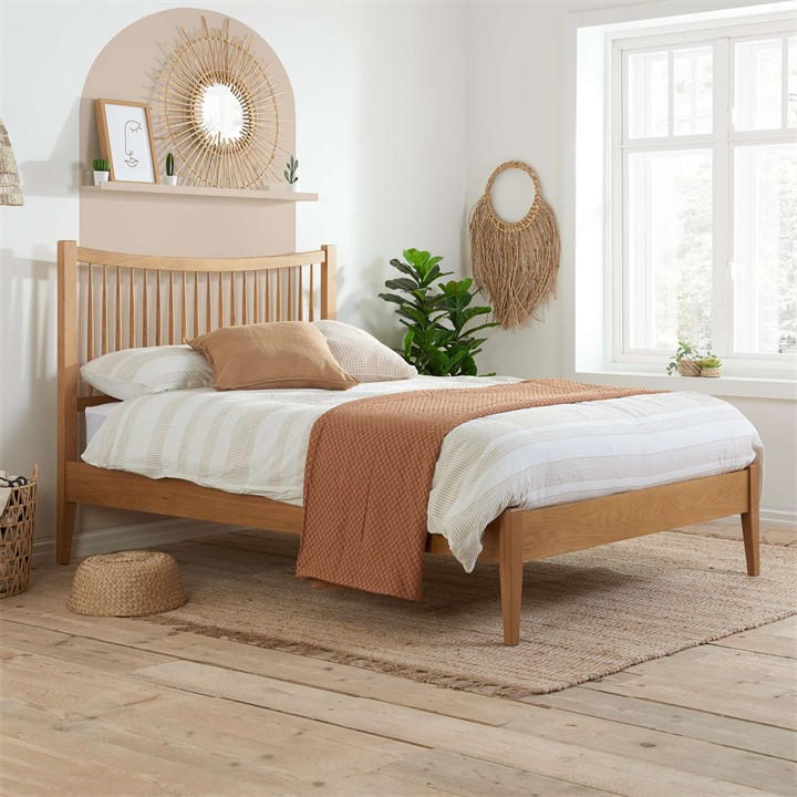 Birlea  Brown Berwick Bed in Size King, Sports Direct