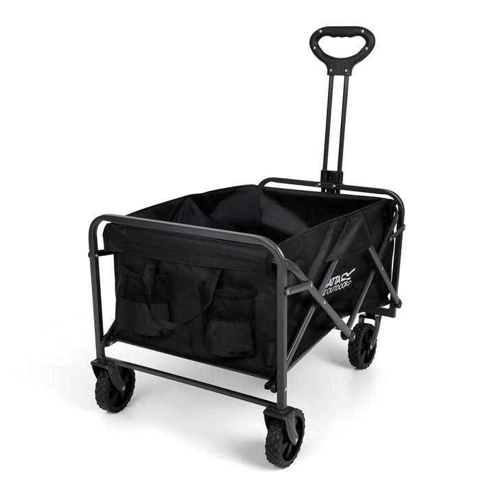 Regatta Folding Sturdy-Steel Camping Cart - Black - Image 3
