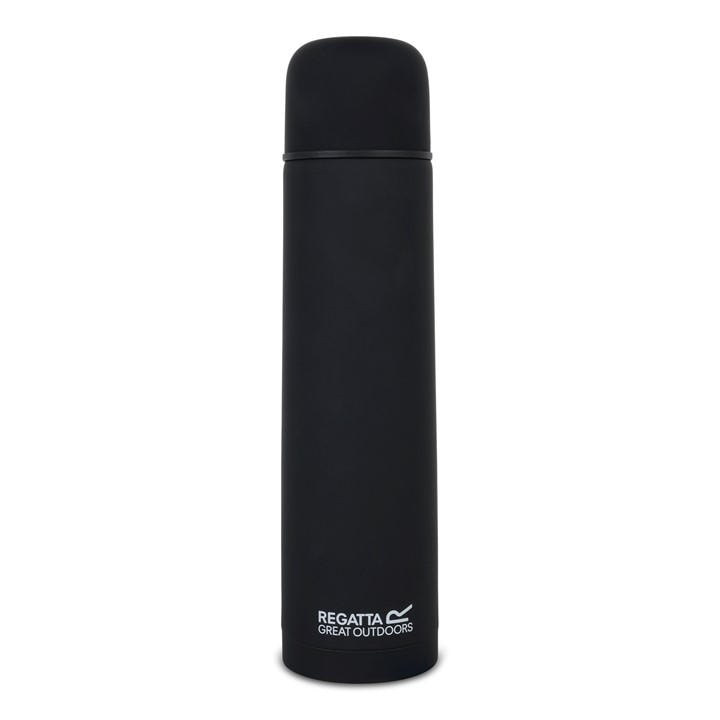 Regatta  Black Insulated Vacuum 1L Leak-Proof Flask, Sports Direct