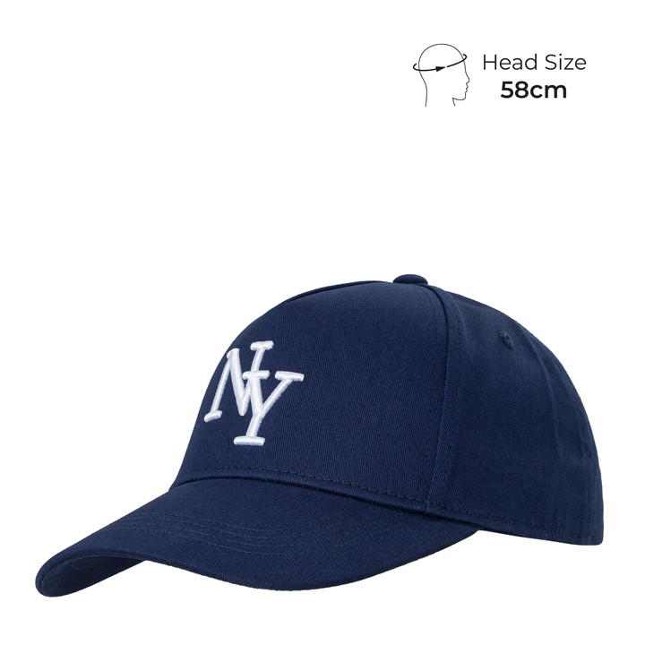 Fabric Men's Blue Classic Ny Baseball Cap in Size Mens, Sports Direct