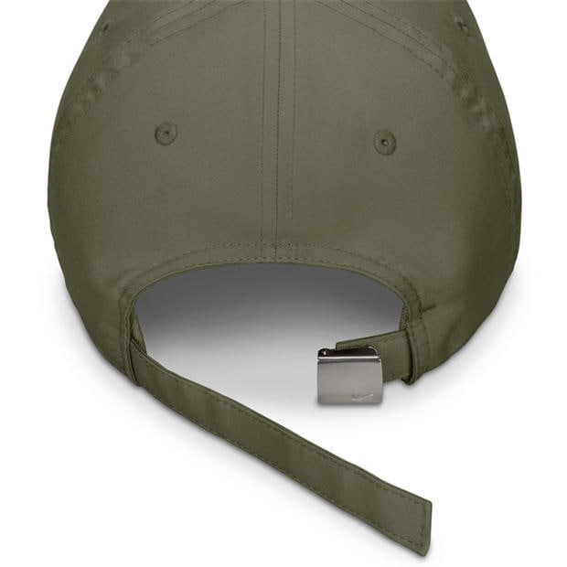 Olive/Silver - Nike - Metal Swoosh Cap