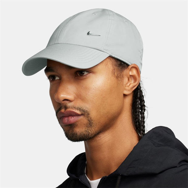 Grey/Silver - Nike - Metal Swoosh Cap
