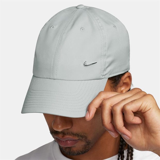Grey/Silver - Nike - Metal Swoosh Cap