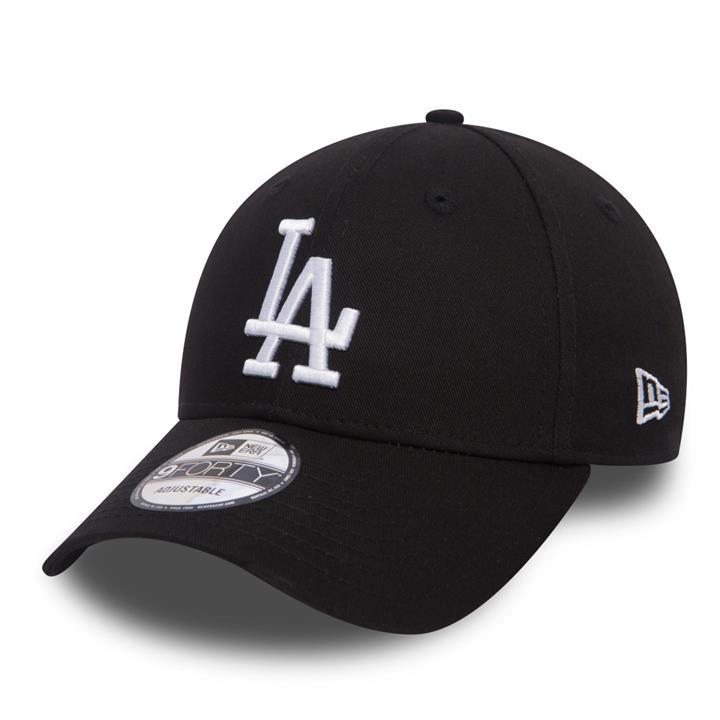 New Era  Black 9Forty Adjustable Cap, Sports Direct