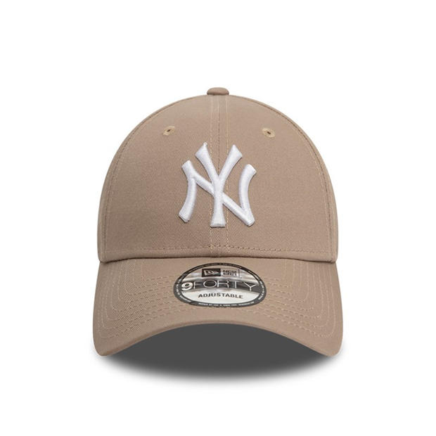 NY Pastel Brown / White - New Era - 9FORTY Adjustable Cap