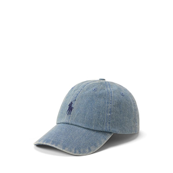Polo Ralph Lauren  Blue Cotton Chino Adjustable Baseball Cap, Sports Direct