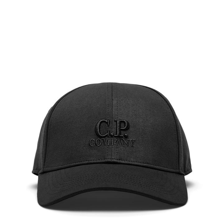 Cp Company Men's Black Baseball Cap, Sports Direct