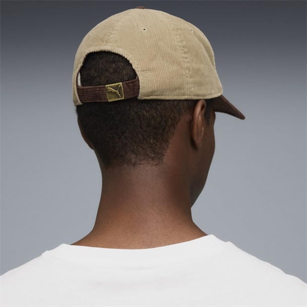 Chestnut Brown - Puma - Men's Cat Corduroy Baseball Cap