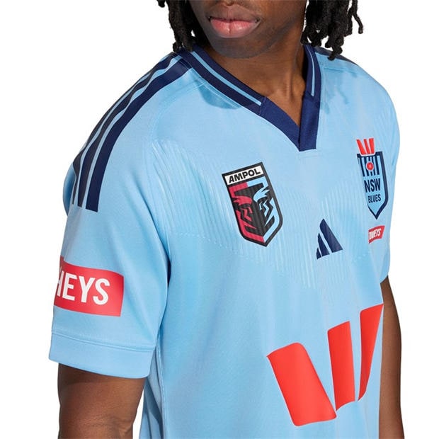 Team Light Blue - adidas - adidas New South Wales Home Rugby Shirt 2026 2027