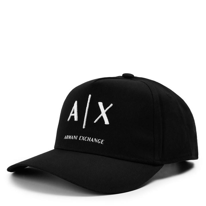 Armani Exchange Men's Black Baseball Hat in Size Mens, Sports Direct