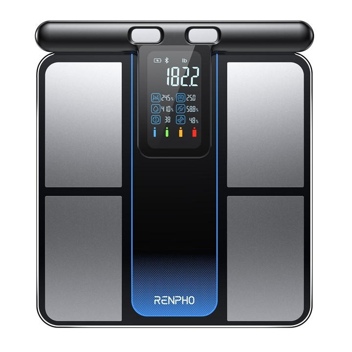 Renpho  Black Morphoscan Intelligent Smart Body Scale, Sports Direct
