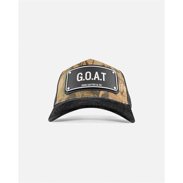 Black / Camo - John Hatter and CO - G.O.A.T. Trucker Cap