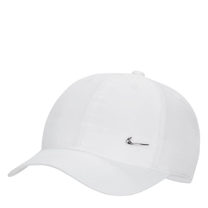 Nike Boys White Met Swoosh Cap  in Size Junior, Sports Direct