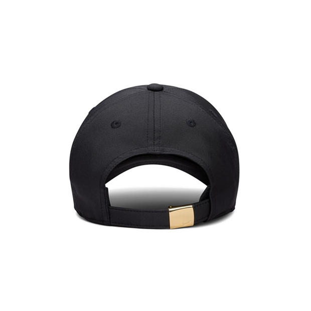 Black/Flt Gold - Nike - Met Swoosh Cap Junior