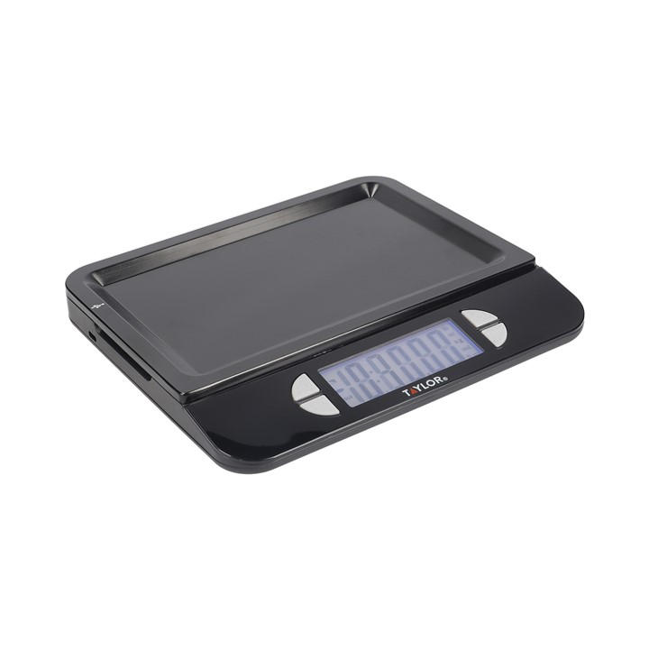 Taylor Pro Accurate Usb-Rechargeable Kitchen Scale Black 19X20.5cm - Image 3
