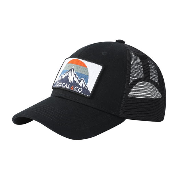 Black - SoulCal - Cotton Logo Baseball Cap