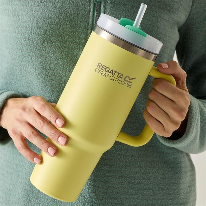 Regatta  Canary Yelw Thermulate Insulated 1.2L Spill-Proof Travel Mug, Sports Direct
