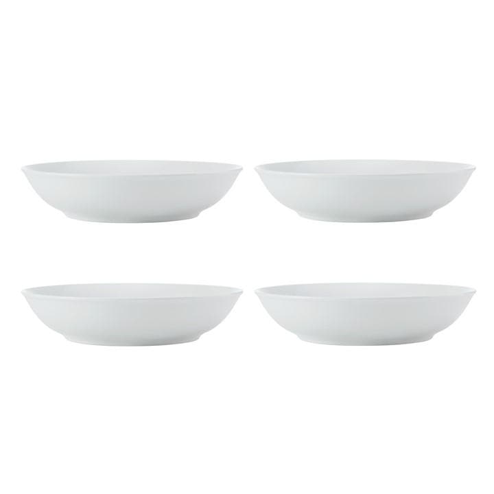 Mikasa  White Chalk Porcelain Pasta Bowls, Sports Direct