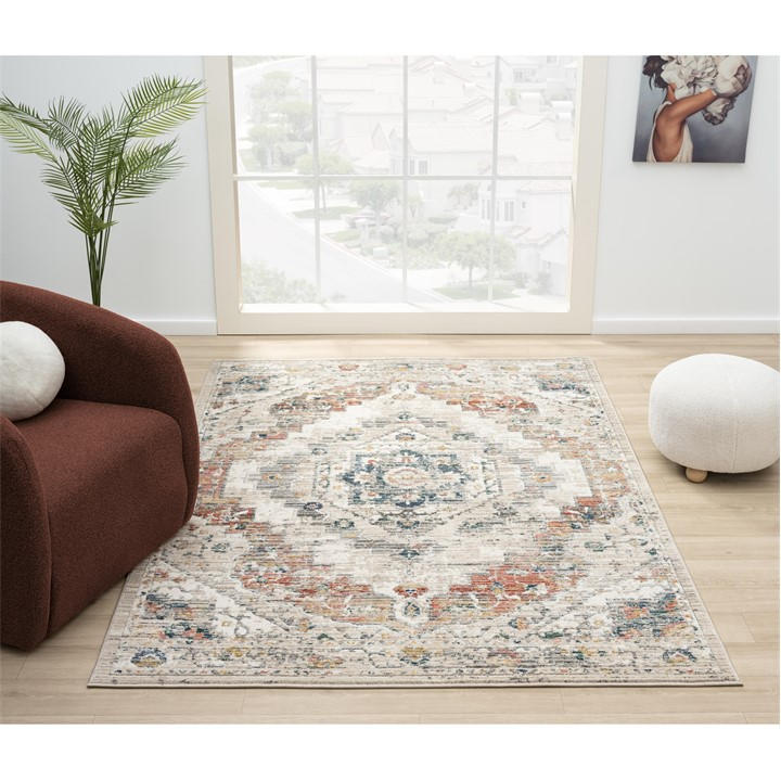 Ultimate Rug  Red Nova Traditional Loki in Size 66x200cm, Sports Direct