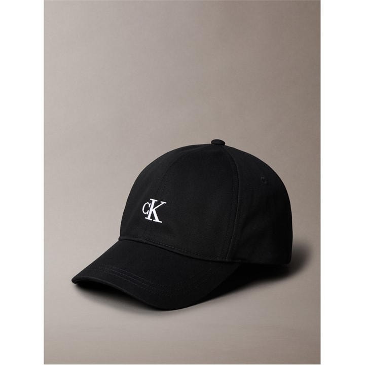 Calvin Klein Jeans  Kids Black Monogram Baseball Cap in Size L-XL Jnr, Sports Direct