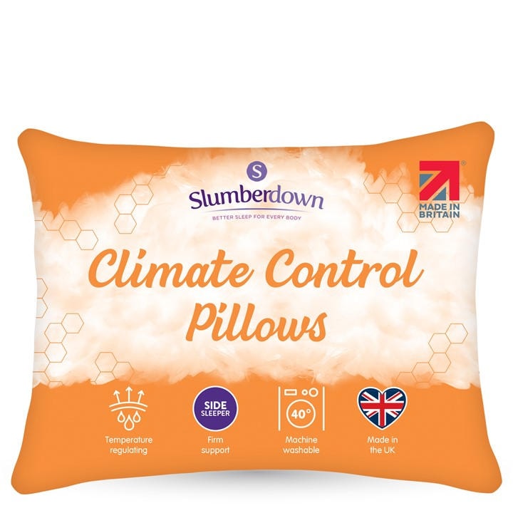 United    Climate Control Firm Support Pillow, Football by Slumberdown in Size 4pk, Sports Direct