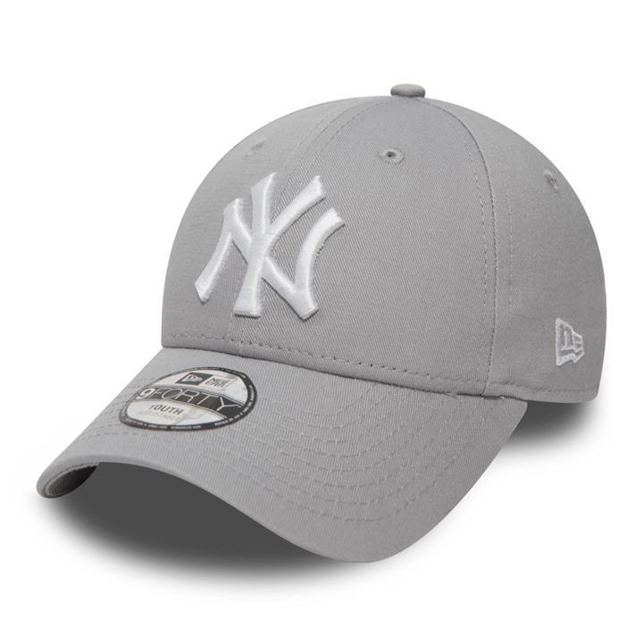 New Era  Kids Grey Youth 9Forty Adjustable Cap, Sports Direct