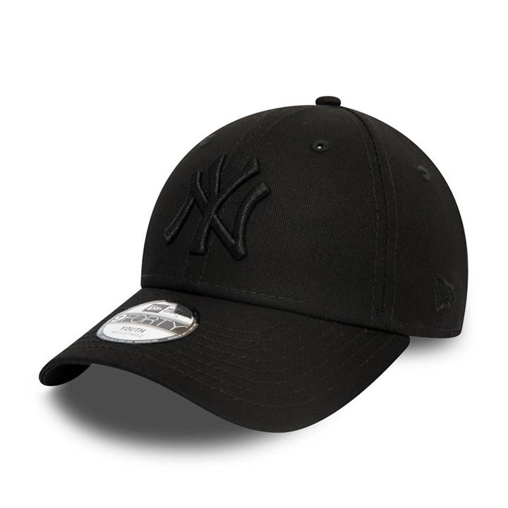 New Era  Kids Black Youth 9Forty Adjustable Cap, Sports Direct