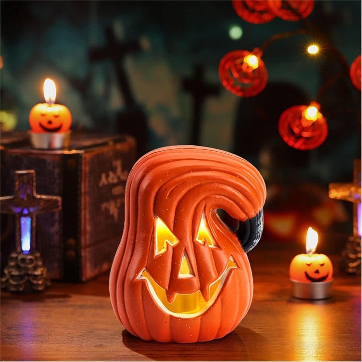 Life Ideas  Orange Halloween Led Pumpkin Lantern Battery Operated, Sports Direct