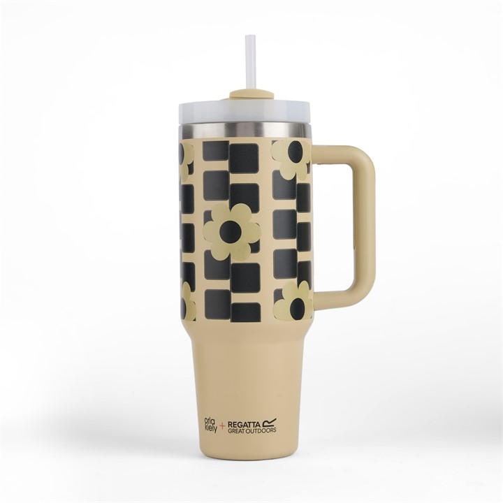 Regatta Orla Kiely Insulated Mug in Stone - Image 5