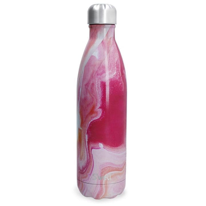 S'well Stainless Steel Reusable Water Bottle, 750ml, Rose Agate, Triple-Insulated and Leak-Proof Drinking Bottle - Image 6