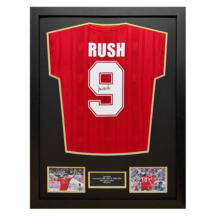 Liverpool    Ian Rush Signed And Framed  Shirt, Football by AllStarSignings Ltd, Sports Direct