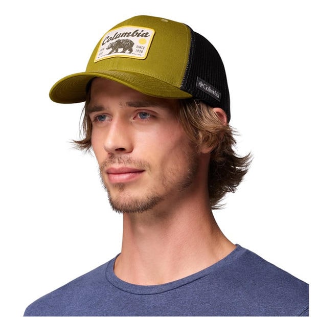 Mossy Green - Columbia - Mesh Trucker Cap