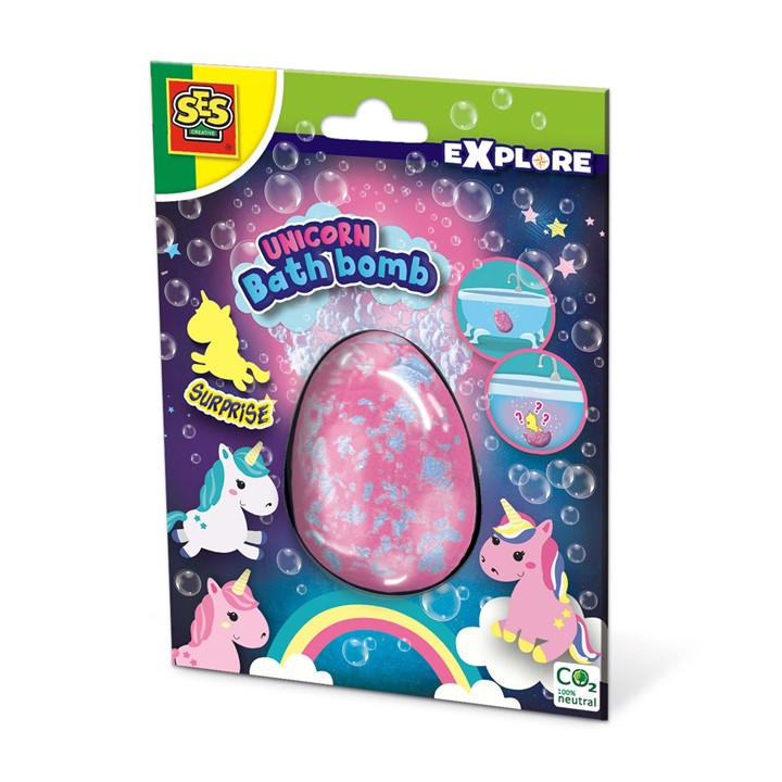 Ses Creative Unisex Kids Multi Unicorn Bath Bomb Surprise