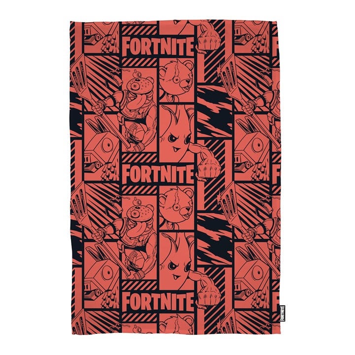 Fortnite Kids Red Clutch Fleece Blanket in Size 100x150, Sports Direct - Image 3